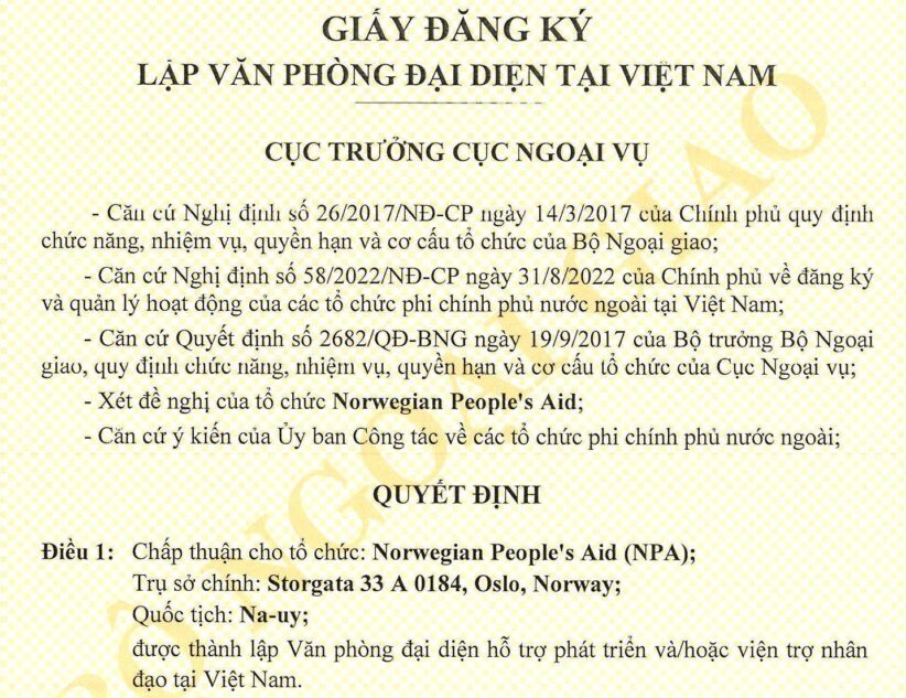 243 NPA VN Revised Rep Office Certificate 17012023 10102029 VN Page 2